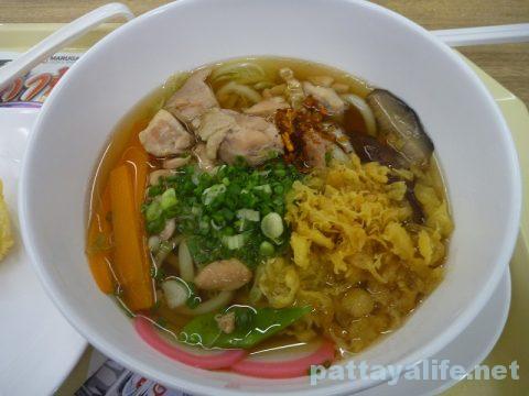 タイ・パタヤの丸亀製麺のしっぽくうどん (3)